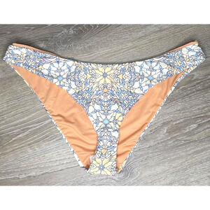 J. Crew Active Curved Waist Cheeky Bikini Bottom Kaleidoscope BF153 Size 2X NWT